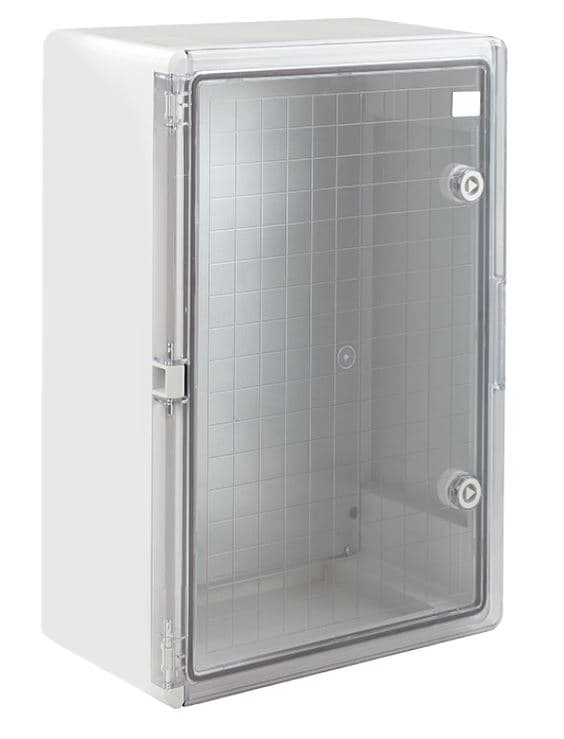 Armoire électrique ADAL 250×350×150 mm en ABS – porte vitrée (transparente)